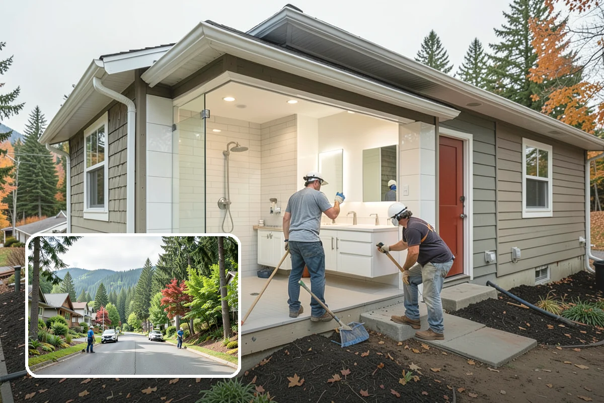 Beam Installation in Darrington, Snohomish County, WA - Carries loads across new openings