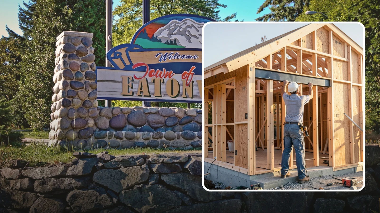 Beam Installation in Eatonville, Pierce County, WA - Installing structural beams to carry loads when walls are opened or spans are widened.