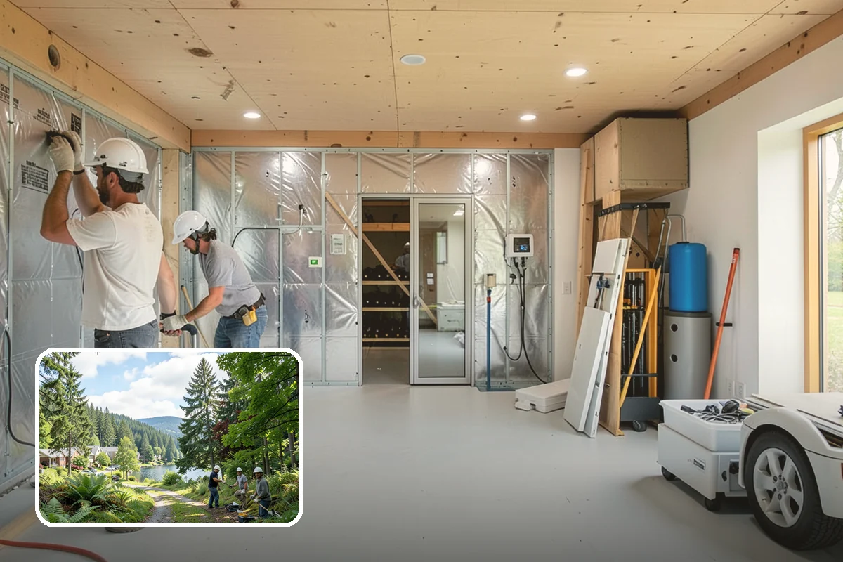 Beam Installation in Lake Forest Park, King County, WA - Carries loads across new openings