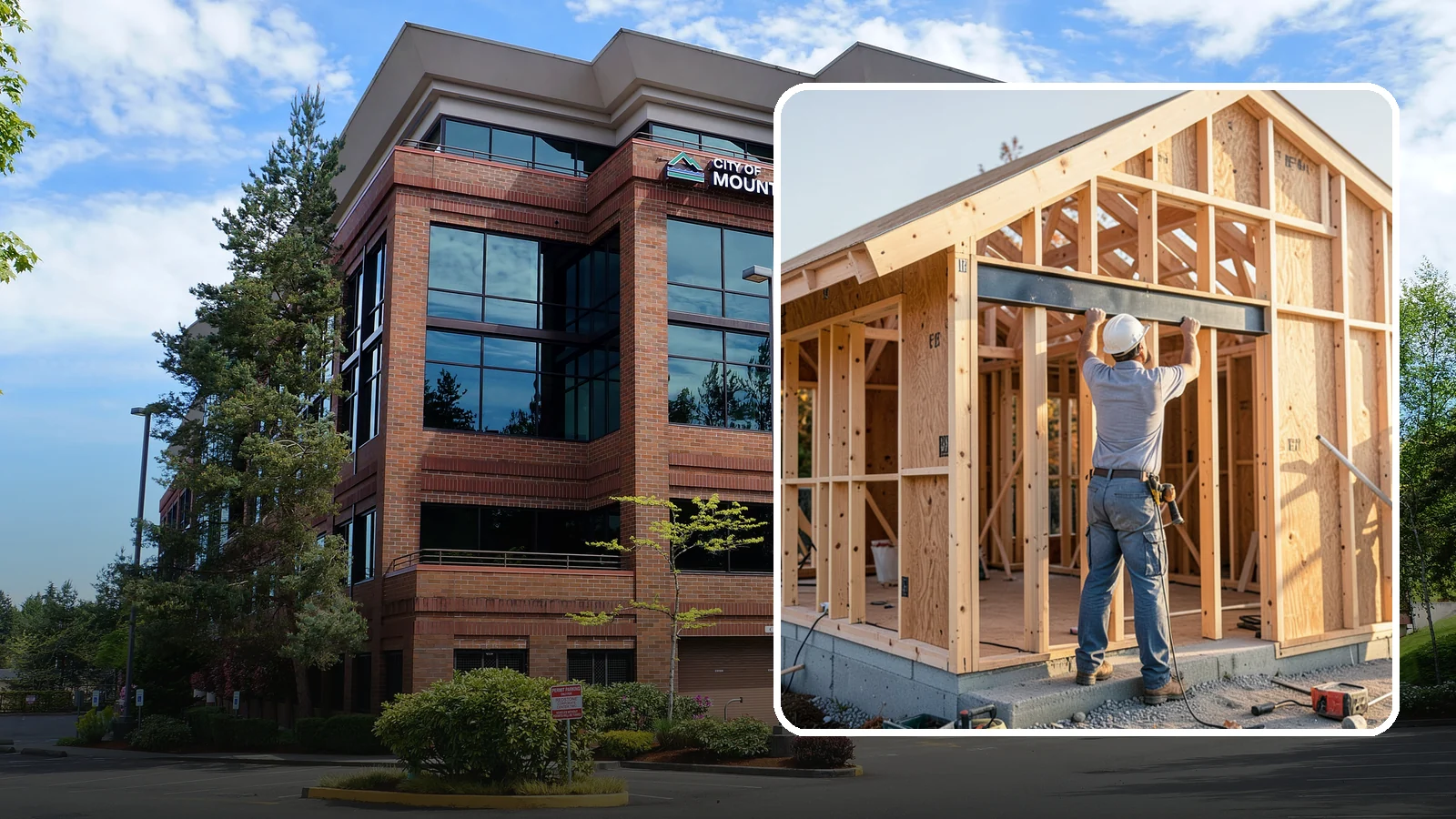 Beam Installation in Mountlake Terrace, Snohomish County, WA - Installing structural beams to carry loads when walls are opened or spans are widened.