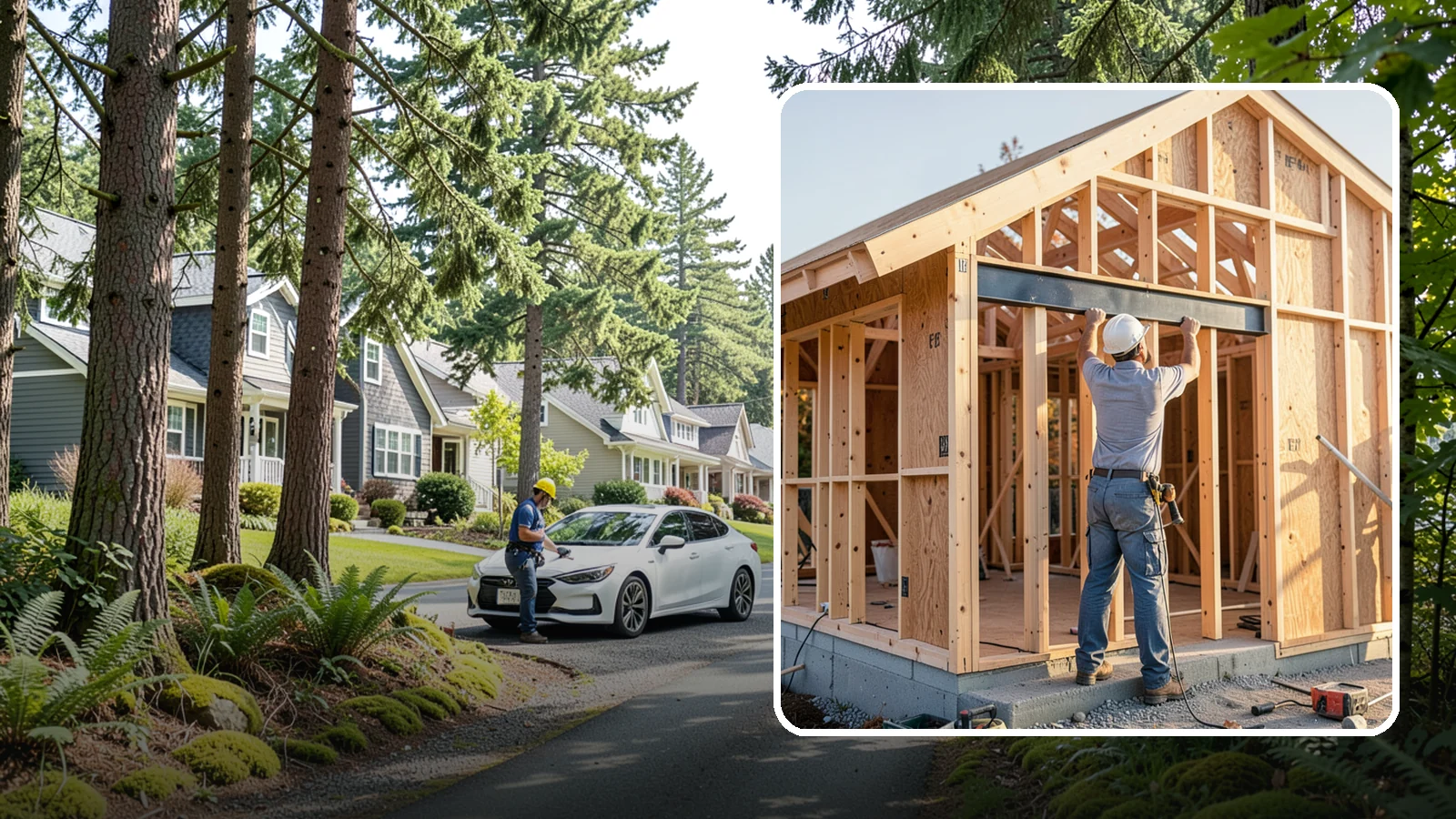 Beam Installation in Normandy Park, King County, WA - Installing structural beams to carry loads when walls are opened or spans are widened.