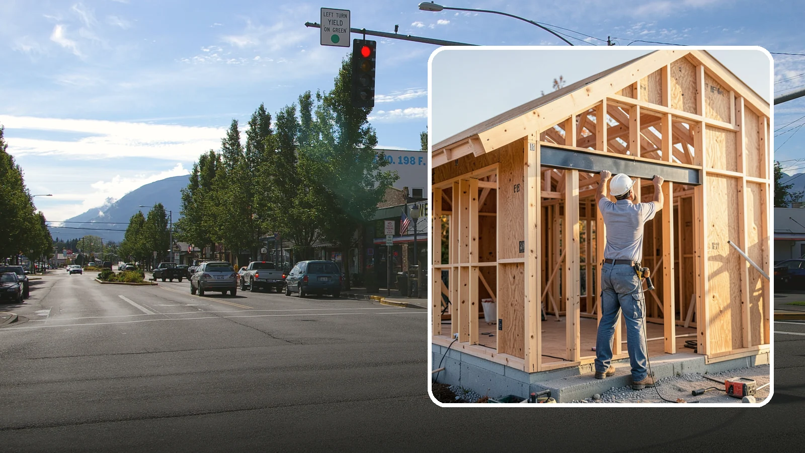 Beam Installation in North Bend, King County, WA - Installing structural beams to carry loads when walls are opened or spans are widened.