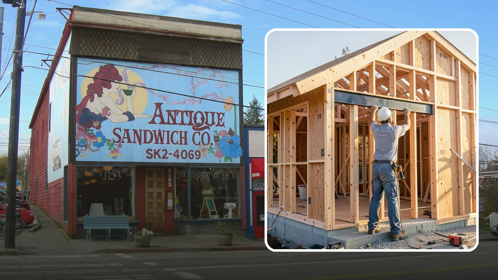 Beam Installation in Ruston, Pierce County, WA - Installing structural beams to carry loads when walls are opened or spans are widened.