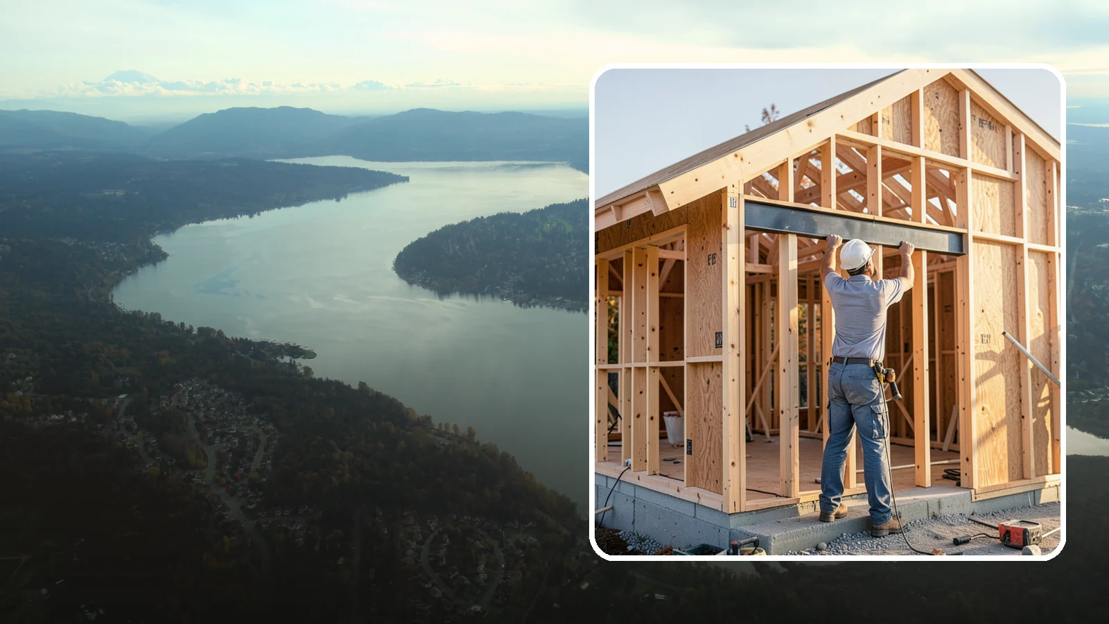 Beam Installation in Sammamish, King County, WA - Installing structural beams to carry loads when walls are opened or spans are widened.