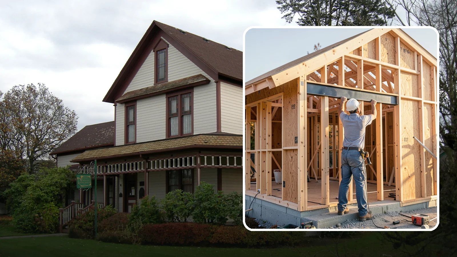 Beam Installation in Sumner, Pierce County, WA - Installing structural beams to carry loads when walls are opened or spans are widened.