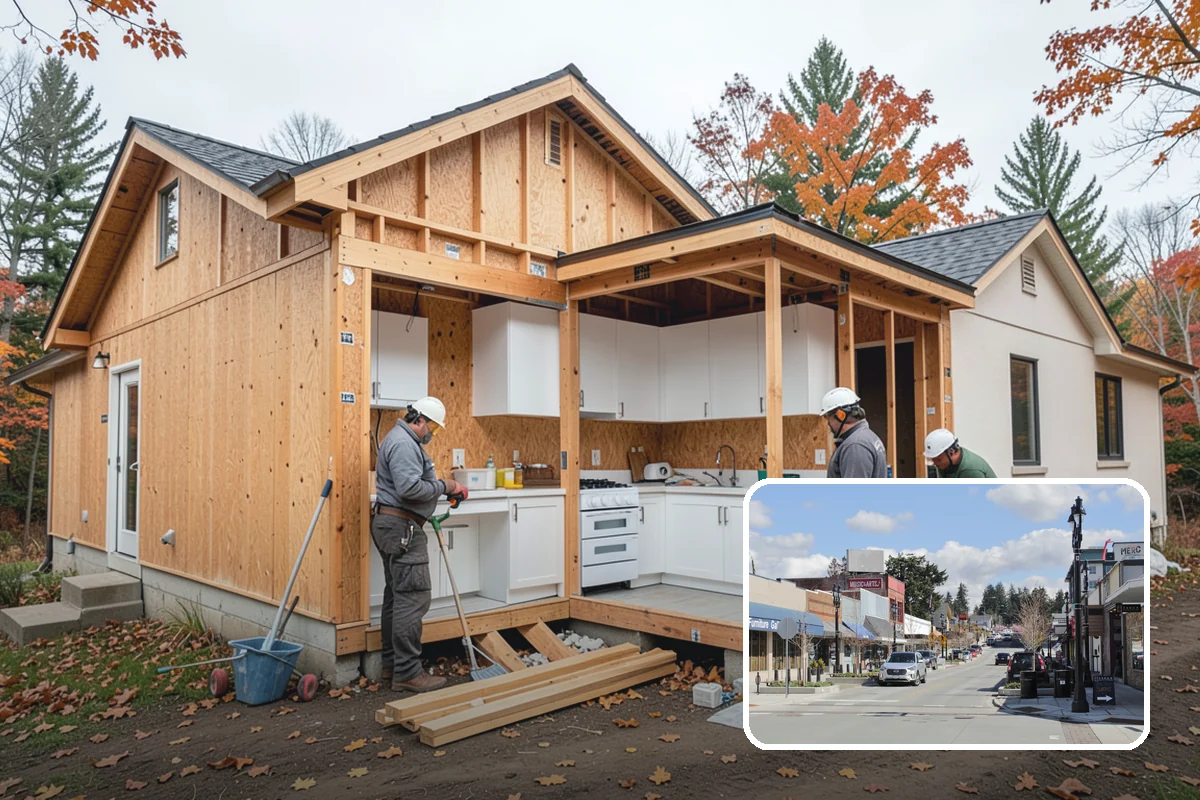 Beam Replacement in Bothell, King County, WA - Sagging floors corrected by a properly sized beam