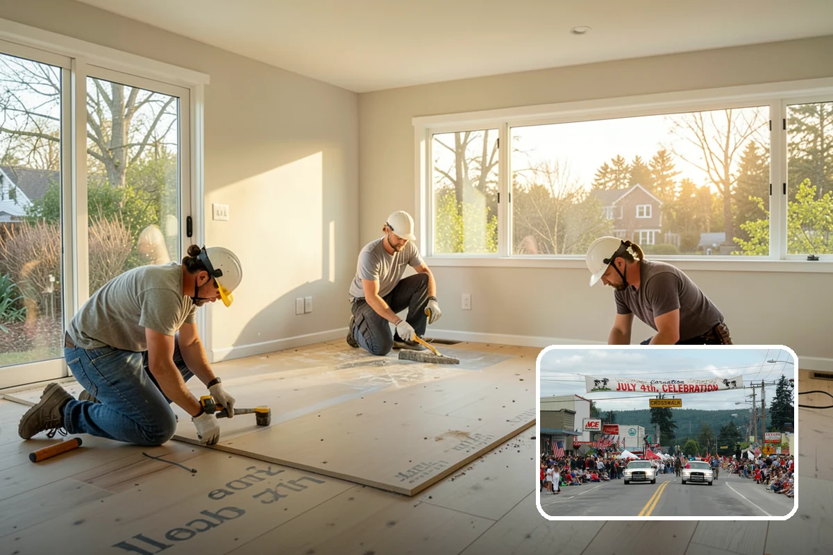 Beam Replacement in Carnation, King County, WA - Sagging floors corrected by a properly sized beam