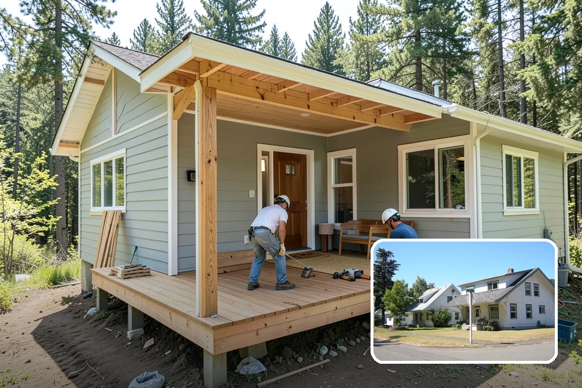 Beam Replacement in DuPont, Pierce County, WA - Sagging floors corrected by a properly sized beam