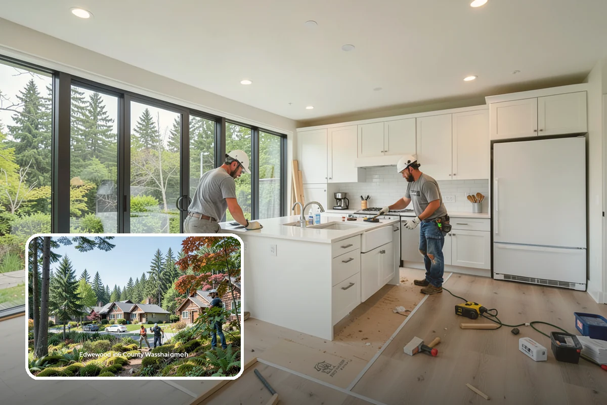 Beam Replacement in Edgewood, Pierce County, WA - Sagging floors corrected by a properly sized beam