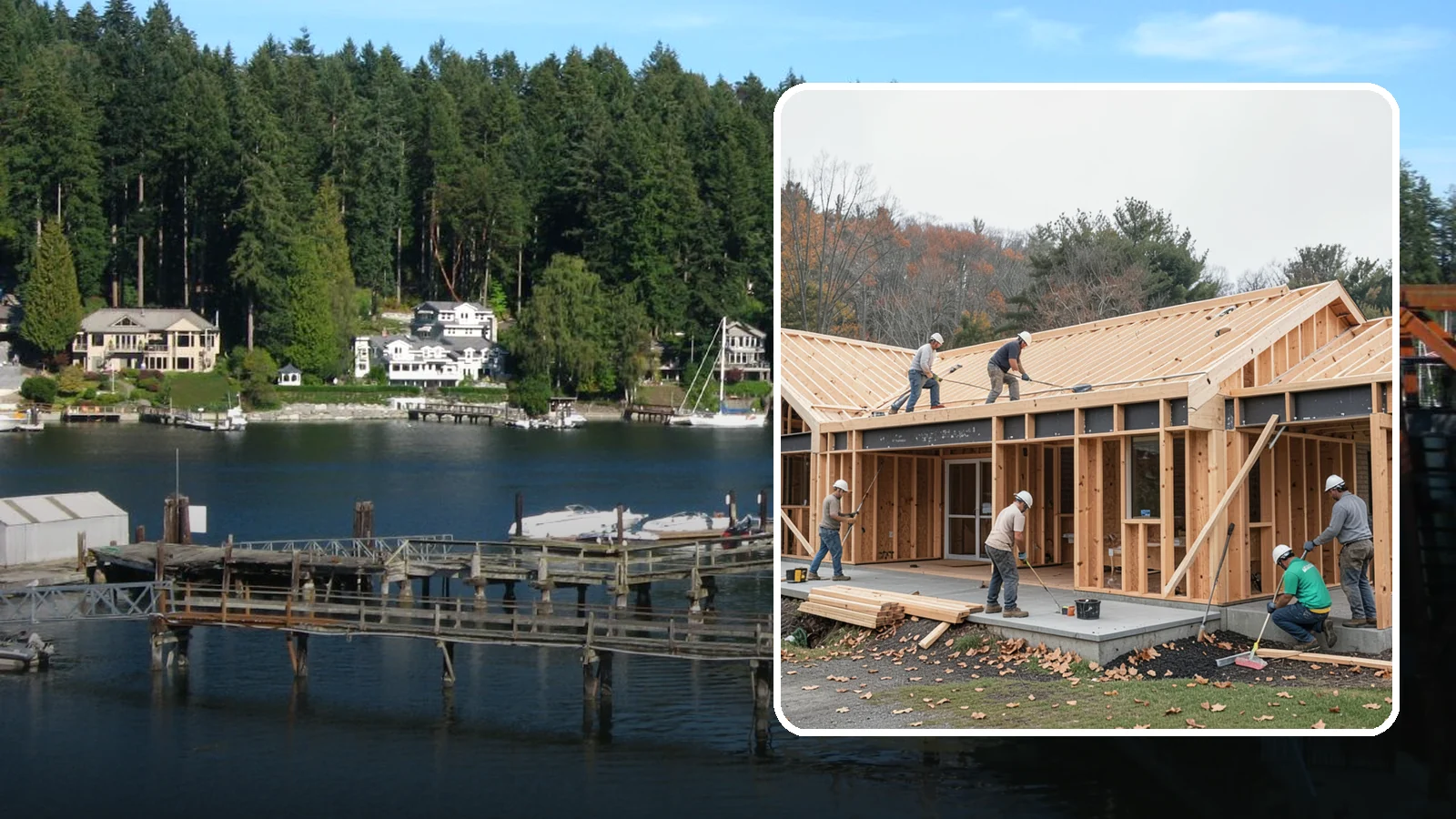 Beam Replacement in Gig Harbor, Pierce County, WA - We replace failing girders and beams to restore the load path and stop sagging floors above.