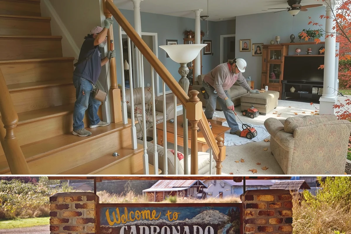 Bedroom Addition in Carbonado, Pierce County, WA - Exterior framing is best done in dry summer weather, with interior finishing suited to any season.