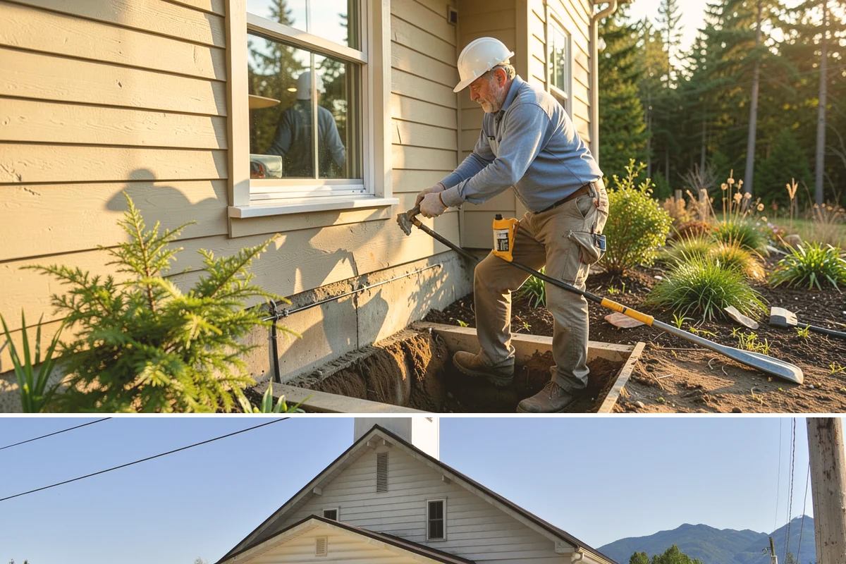 Bedroom Addition in Concrete, Skagit County, WA - Exterior framing is best done in dry summer weather, with interior finishing suited to any season.