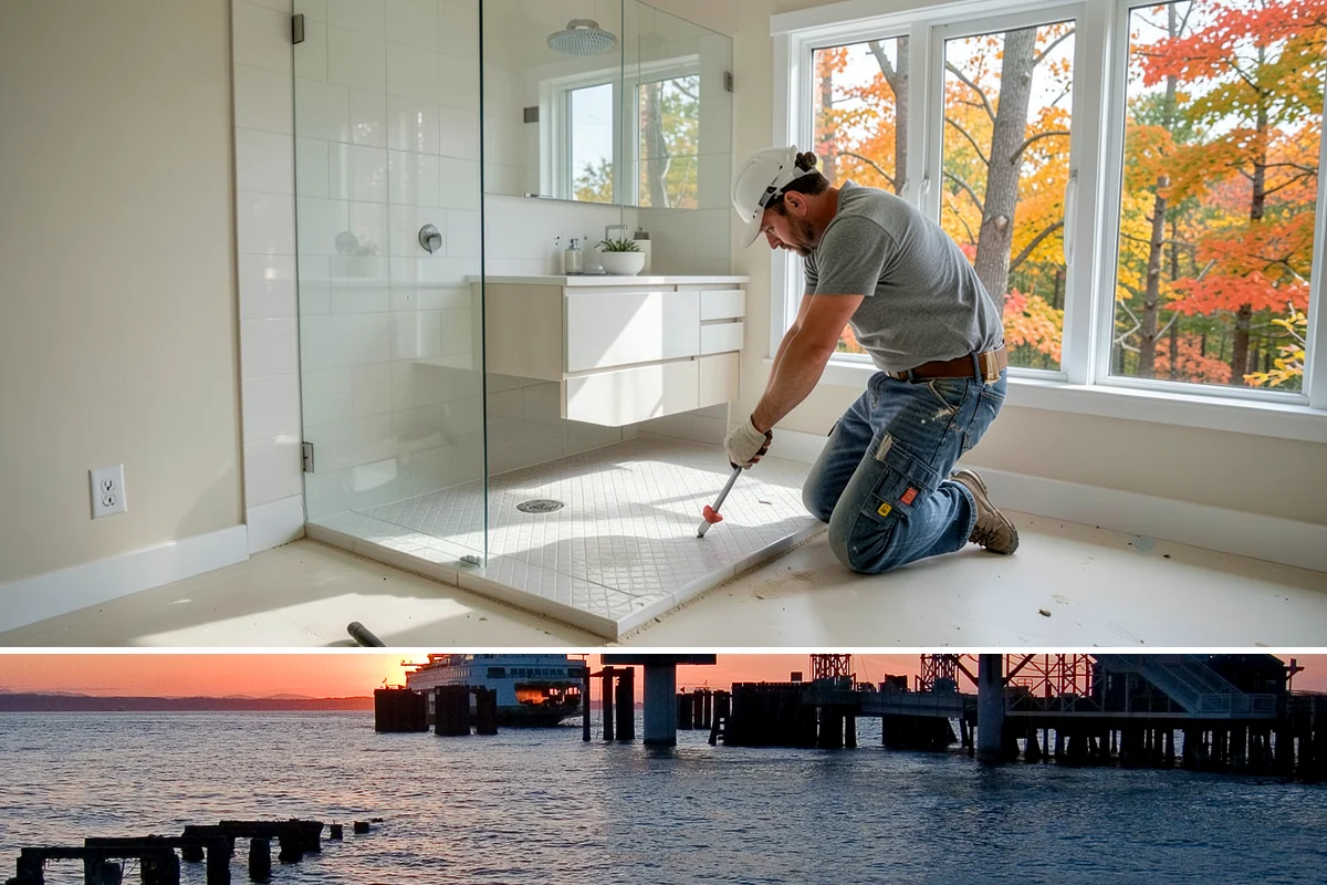 Bedroom Addition in Edmonds, Snohomish County, WA - Exterior framing is best done in dry summer weather, with interior finishing suited to any season.