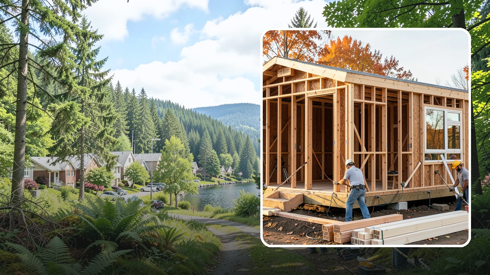Bedroom Addition in Lake Forest Park, King County, WA - A bedroom addition adds a new, code-compliant sleeping room complete with egress and closet.