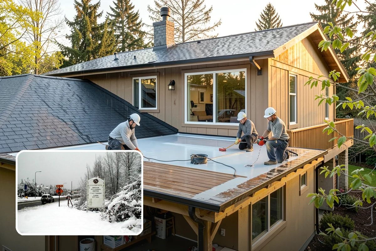 Bedroom Addition in Newcastle, King County, WA - Provides a legal, egress-compliant sleeping space