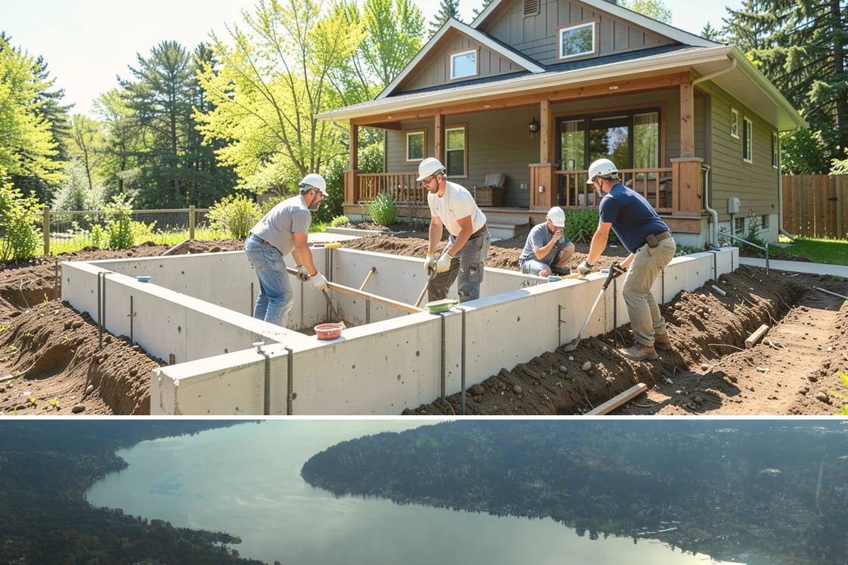Bedroom Addition in Sammamish, King County, WA - Exterior framing is best done in dry summer weather, with interior finishing suited to any season.