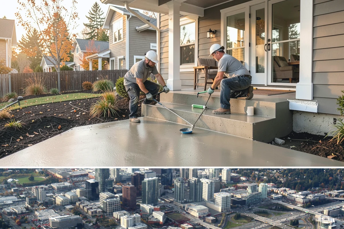 Bedroom Flooring Installation in Bellevue, King County, WA - Bedroom floors can be installed any season, with fall a favorite time to add warmth before winter.