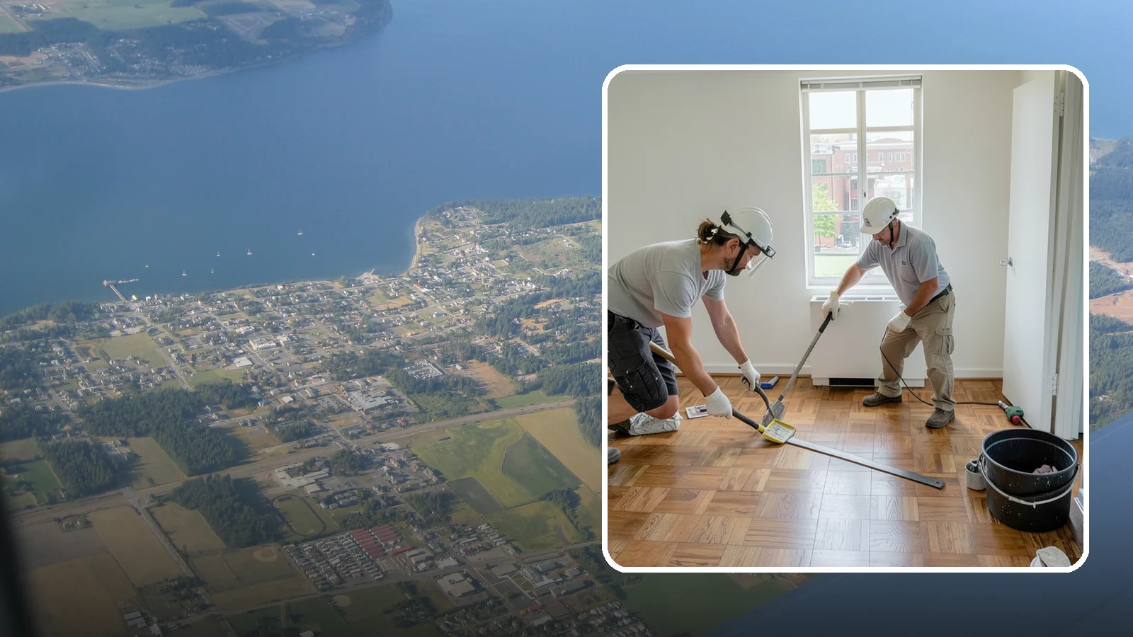 Bedroom Flooring Installation in Coupeville, Island County, WA - Bedroom flooring installation that creates a warm, quiet, and comfortable retreat to rest and recharge.