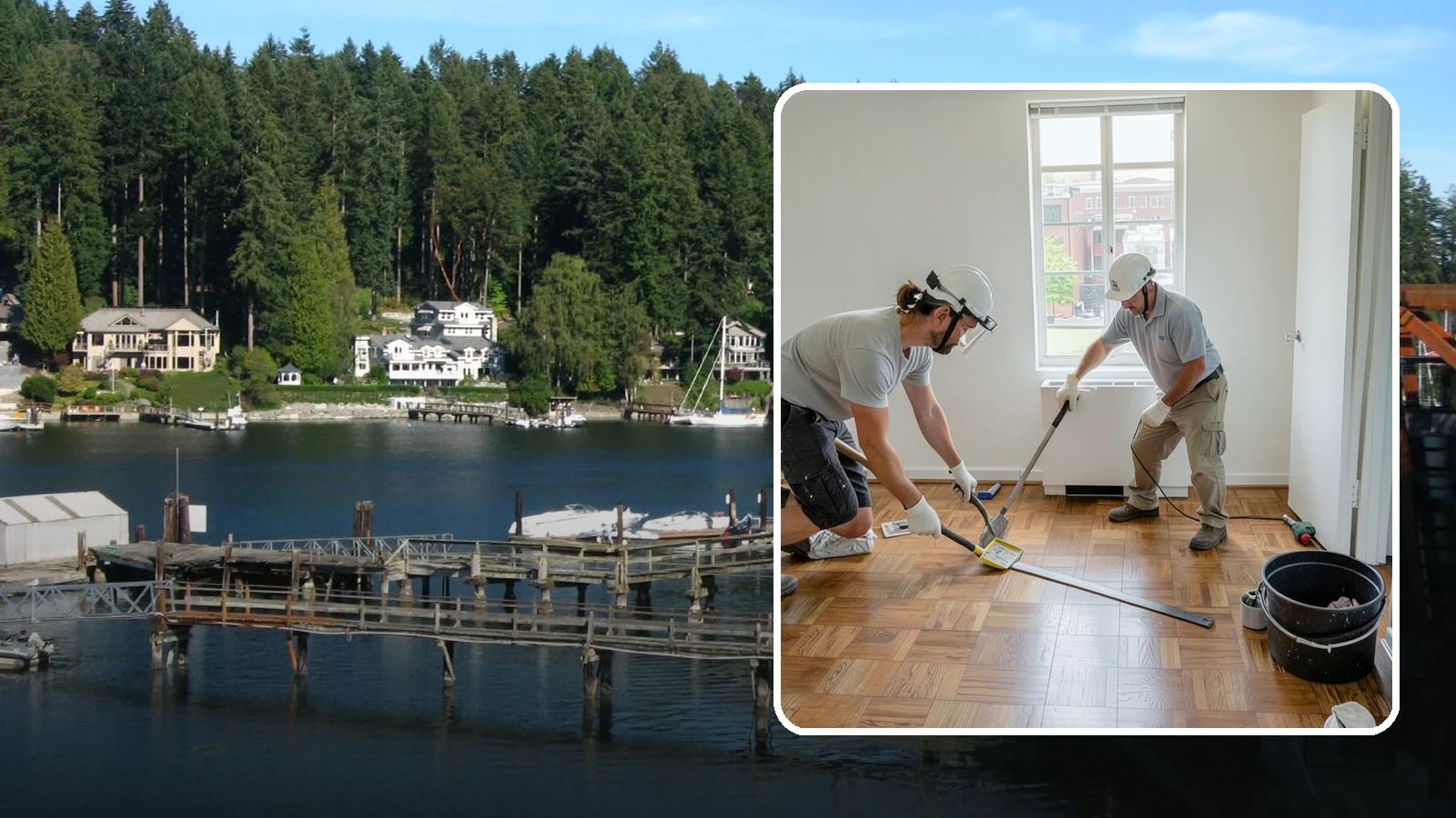 Bedroom Flooring Installation in Gig Harbor, Pierce County, WA - Bedroom flooring installation that creates a warm, quiet, and comfortable retreat to rest and recharge.