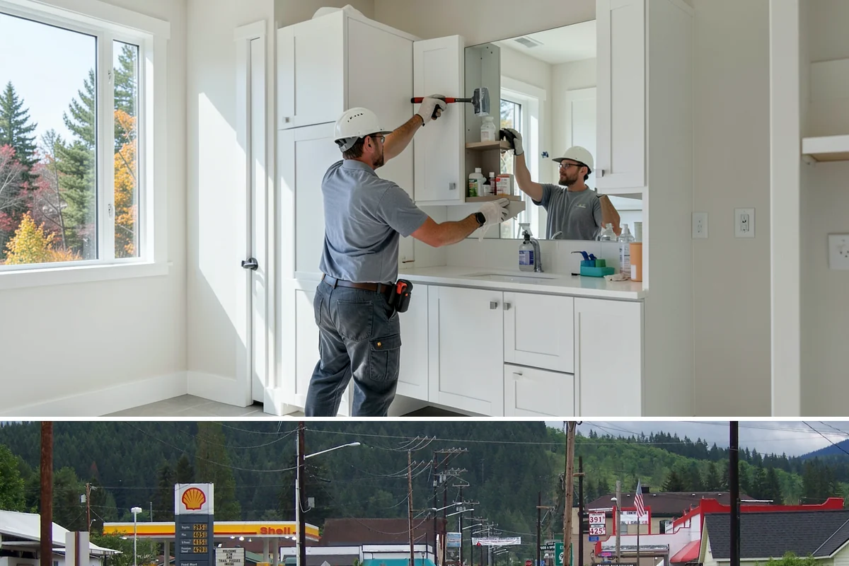 Bedroom Flooring Installation in Granite Falls, Snohomish County, WA - Bedroom floors can be installed any season, with fall a favorite time to add warmth before winter.