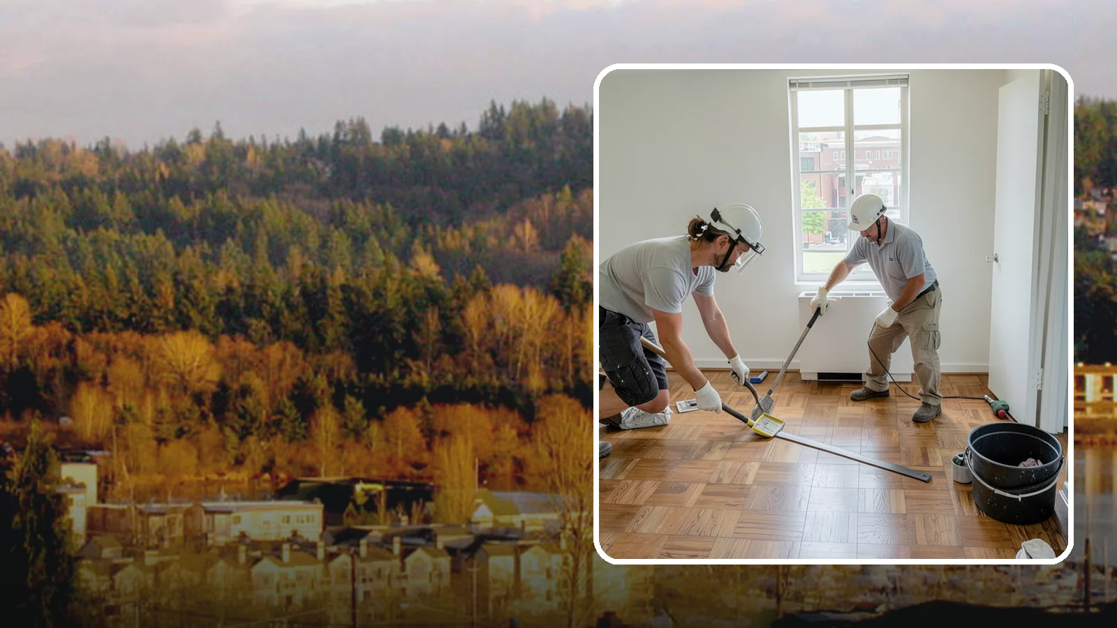 Bedroom Flooring Installation in Kenmore, King County, WA - Bedroom flooring installation that creates a warm, quiet, and comfortable retreat to rest and recharge.