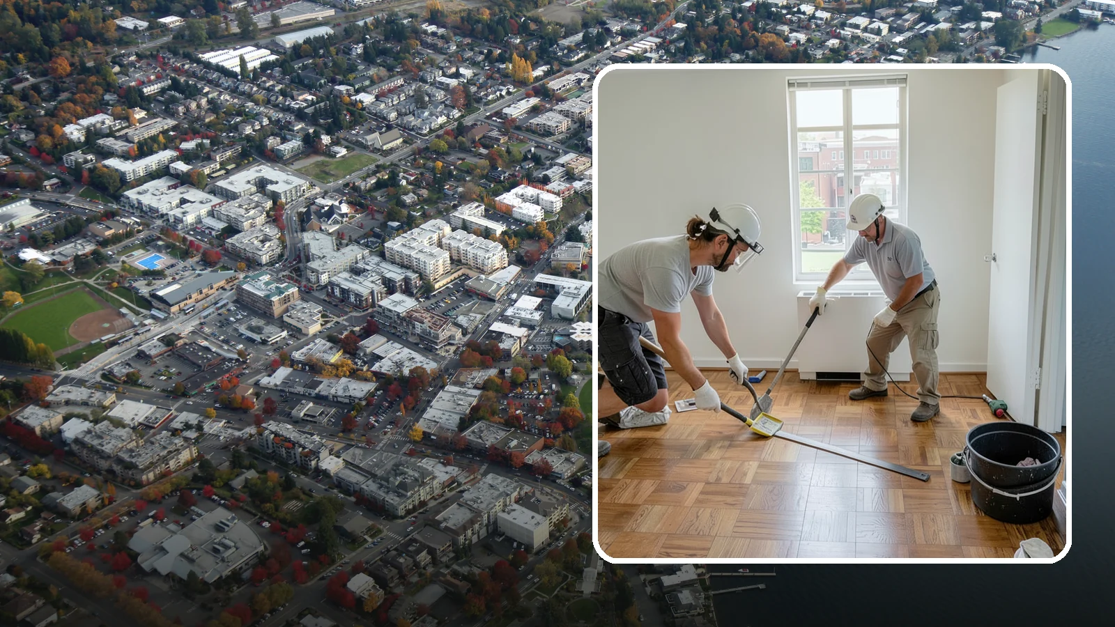 Bedroom Flooring Installation in Kirkland, King County, WA - Bedroom flooring installation that creates a warm, quiet, and comfortable retreat to rest and recharge.
