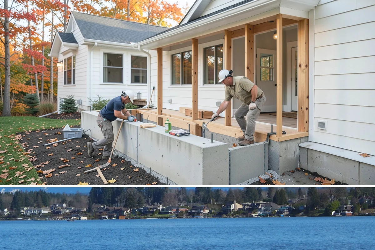 Bedroom Flooring Installation in Lake Stevens, Snohomish County, WA - Bedroom floors can be installed any season, with fall a favorite time to add warmth before winter.