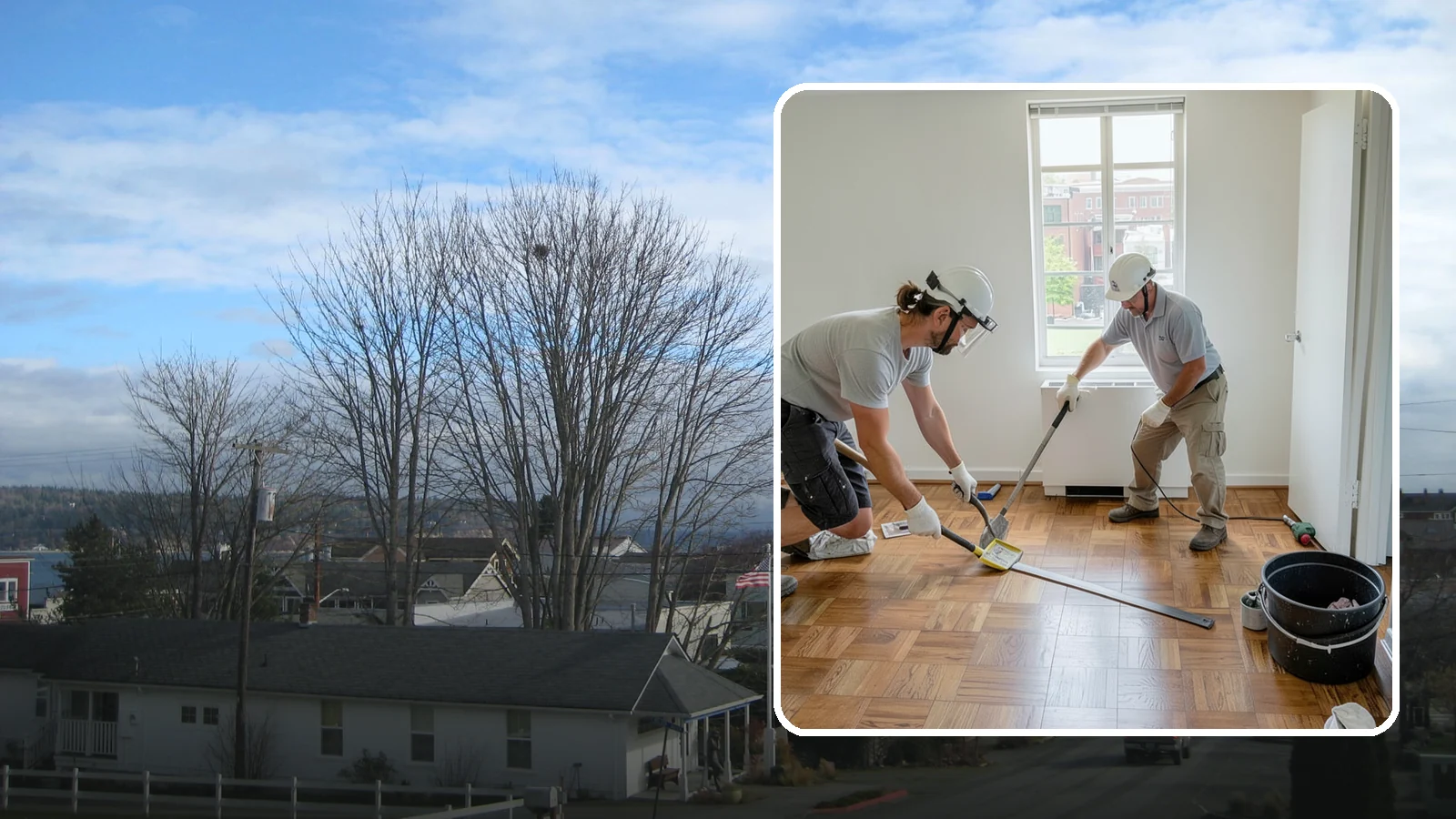 Bedroom Flooring Installation in Langley, Island County, WA - Bedroom flooring installation that creates a warm, quiet, and comfortable retreat to rest and recharge.