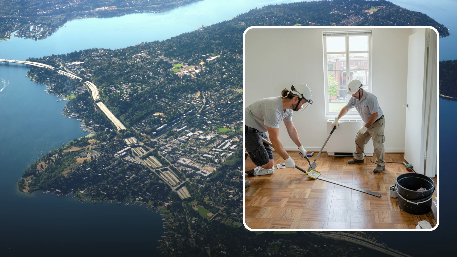 Bedroom Flooring Installation in Mercer Island, King County, WA - Bedroom flooring installation that creates a warm, quiet, and comfortable retreat to rest and recharge.