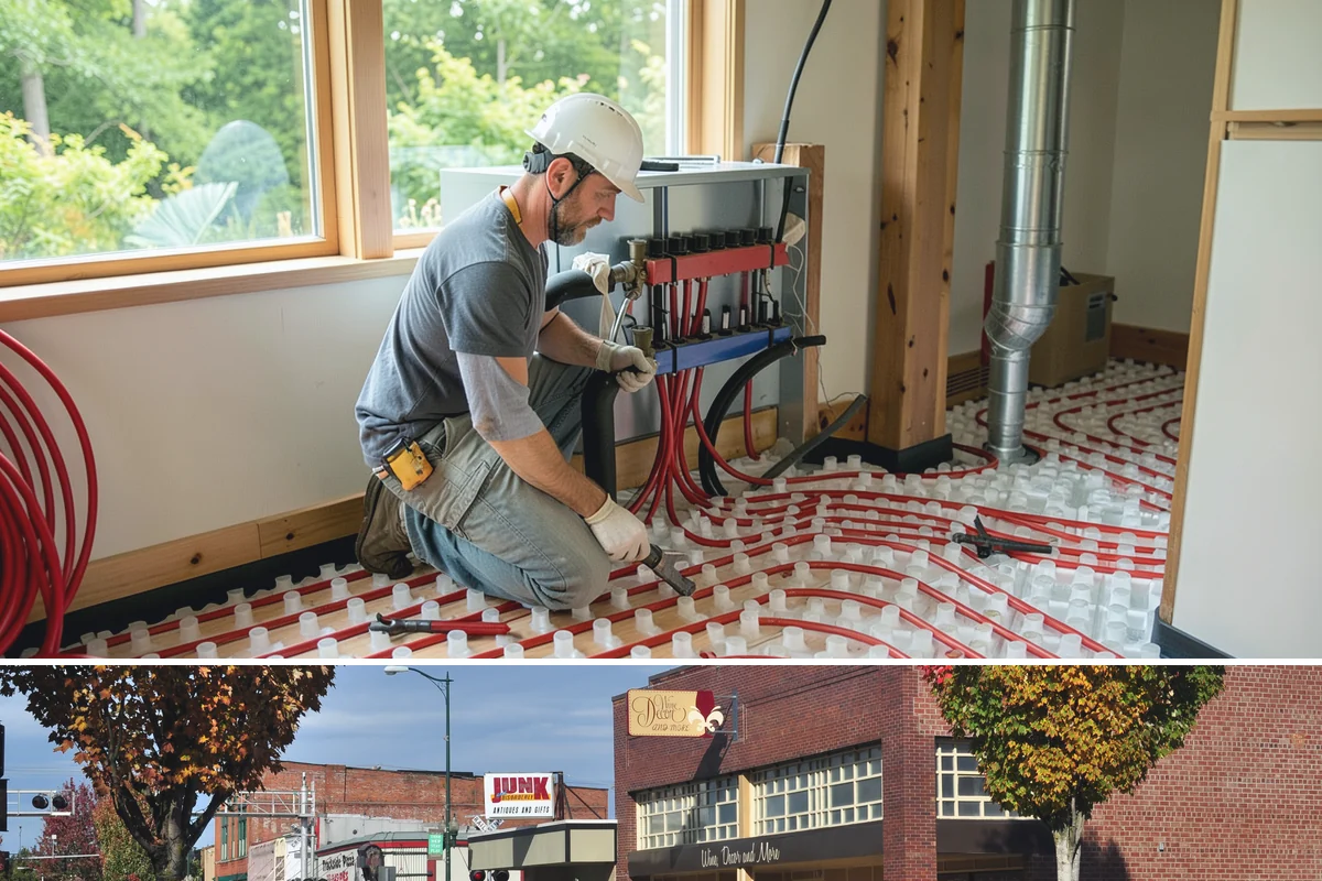Bedroom Flooring Installation in Puyallup, Pierce County, WA - Bedroom floors can be installed any season, with fall a favorite time to add warmth before winter.