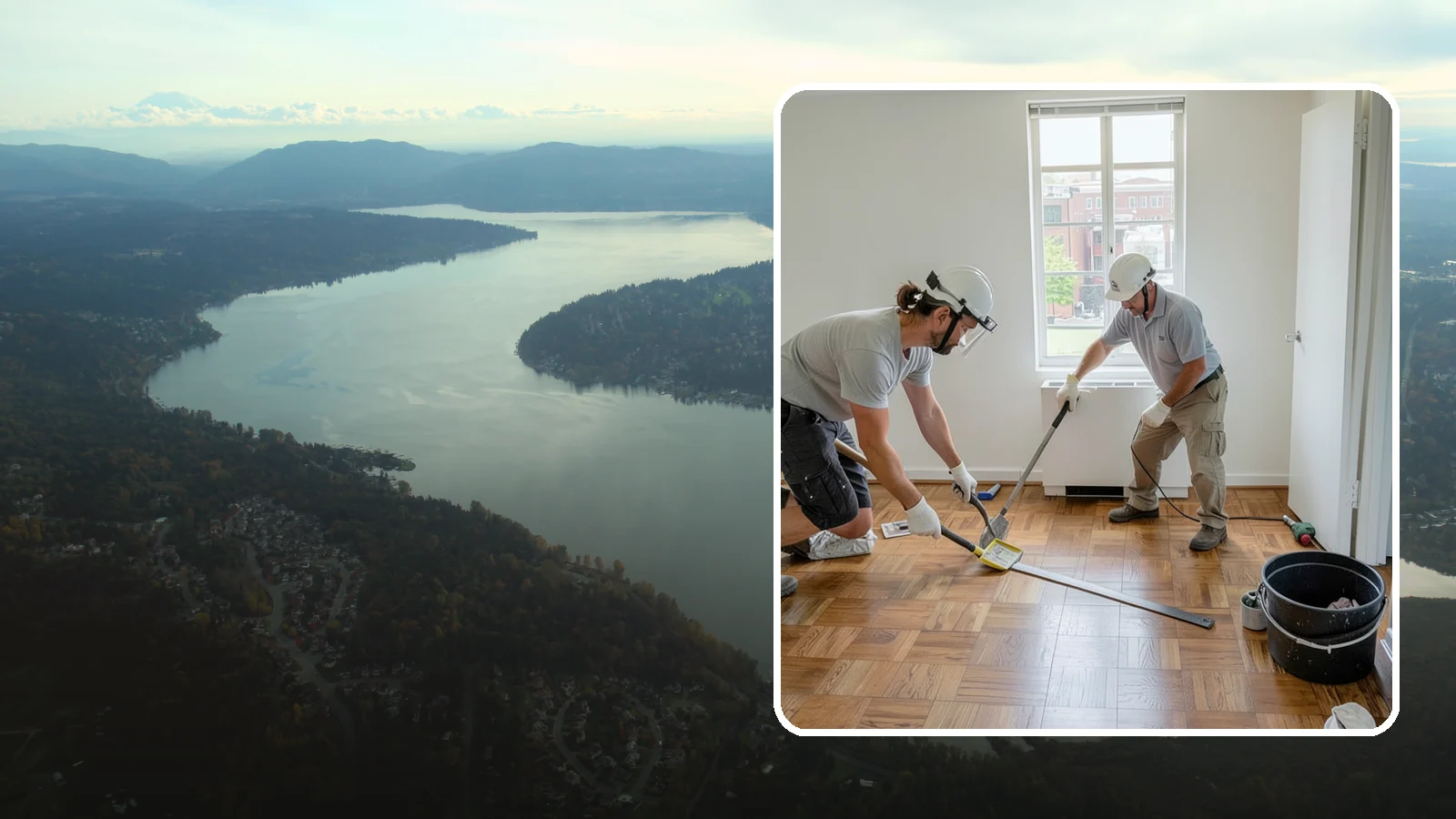Bedroom Flooring Installation in Sammamish, King County, WA - Bedroom flooring installation that creates a warm, quiet, and comfortable retreat to rest and recharge.