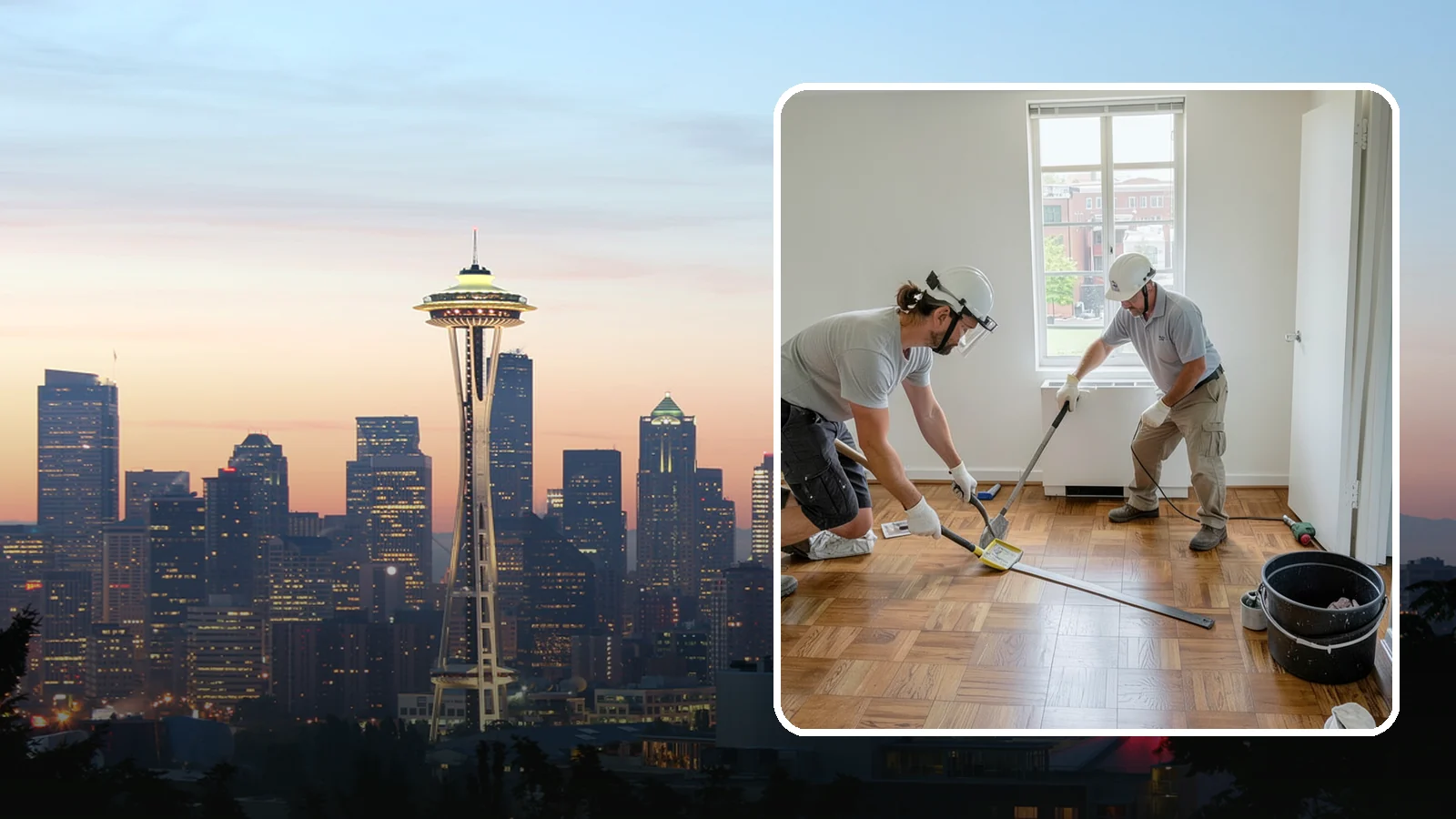 Bedroom Flooring Installation in Seattle, King County, WA - Bedroom flooring installation that creates a warm, quiet, and comfortable retreat to rest and recharge.