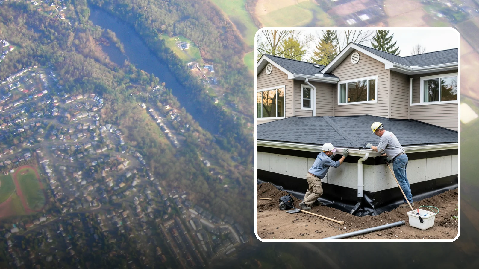 Below-Grade Waterproofing in Algona, King County, WA - Protecting foundation walls and floors that sit below ground from hydrostatic pressure and seepage.