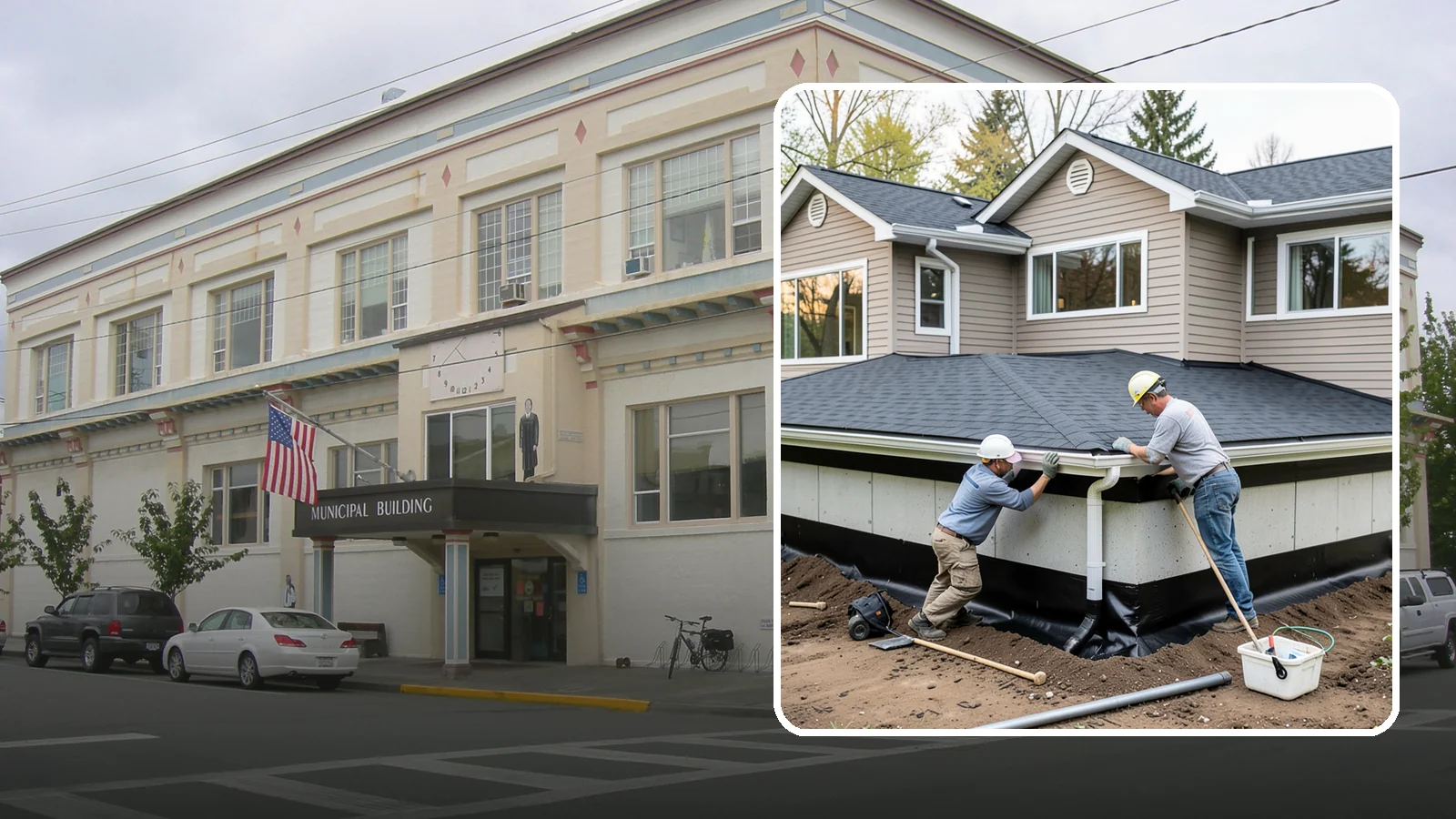 Below-Grade Waterproofing in Anacortes, Skagit County, WA - Protecting foundation walls and floors that sit below ground from hydrostatic pressure and seepage.