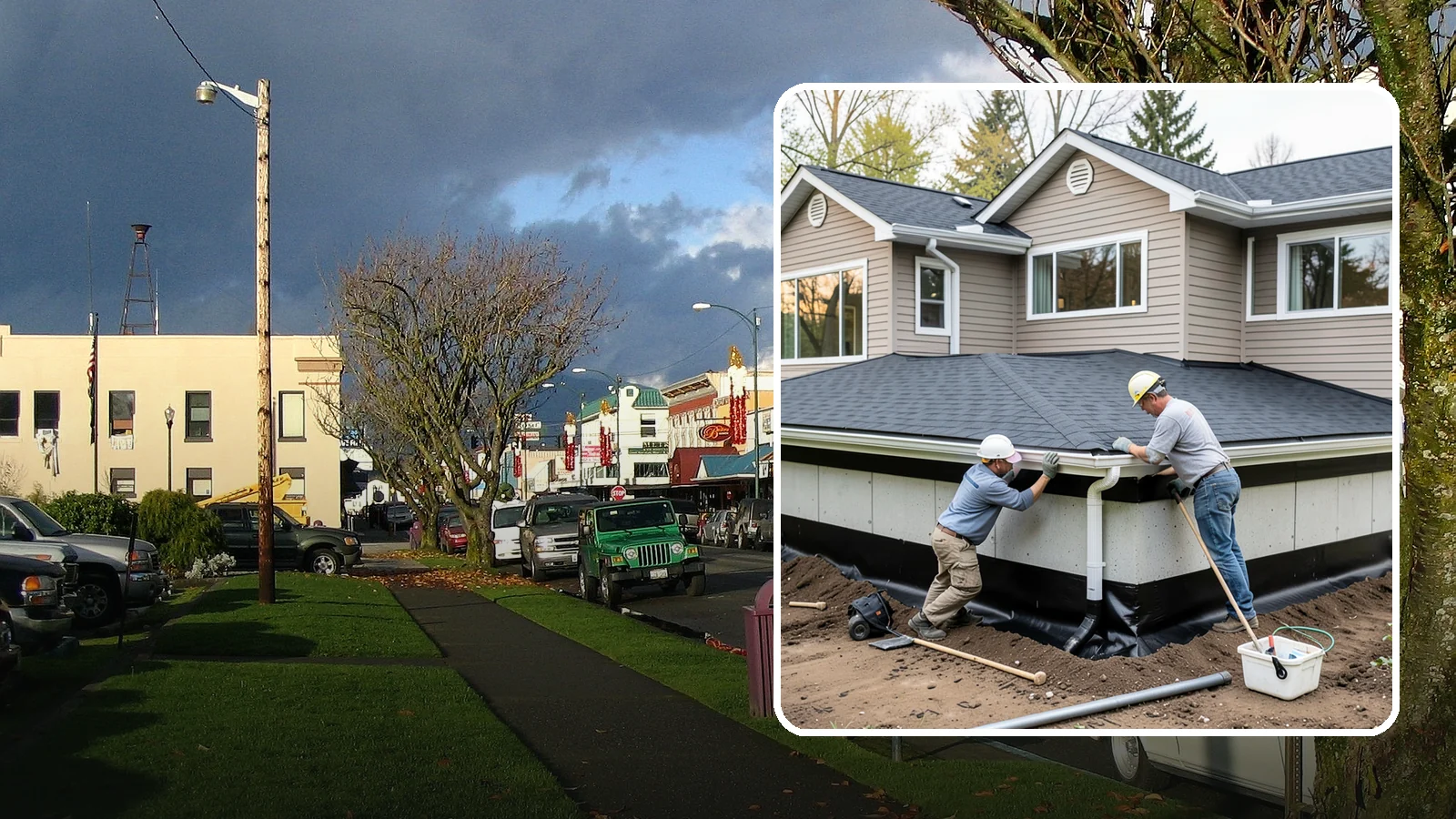 Below-Grade Waterproofing in Arlington, Snohomish County, WA - Protecting foundation walls and floors that sit below ground from hydrostatic pressure and seepage.