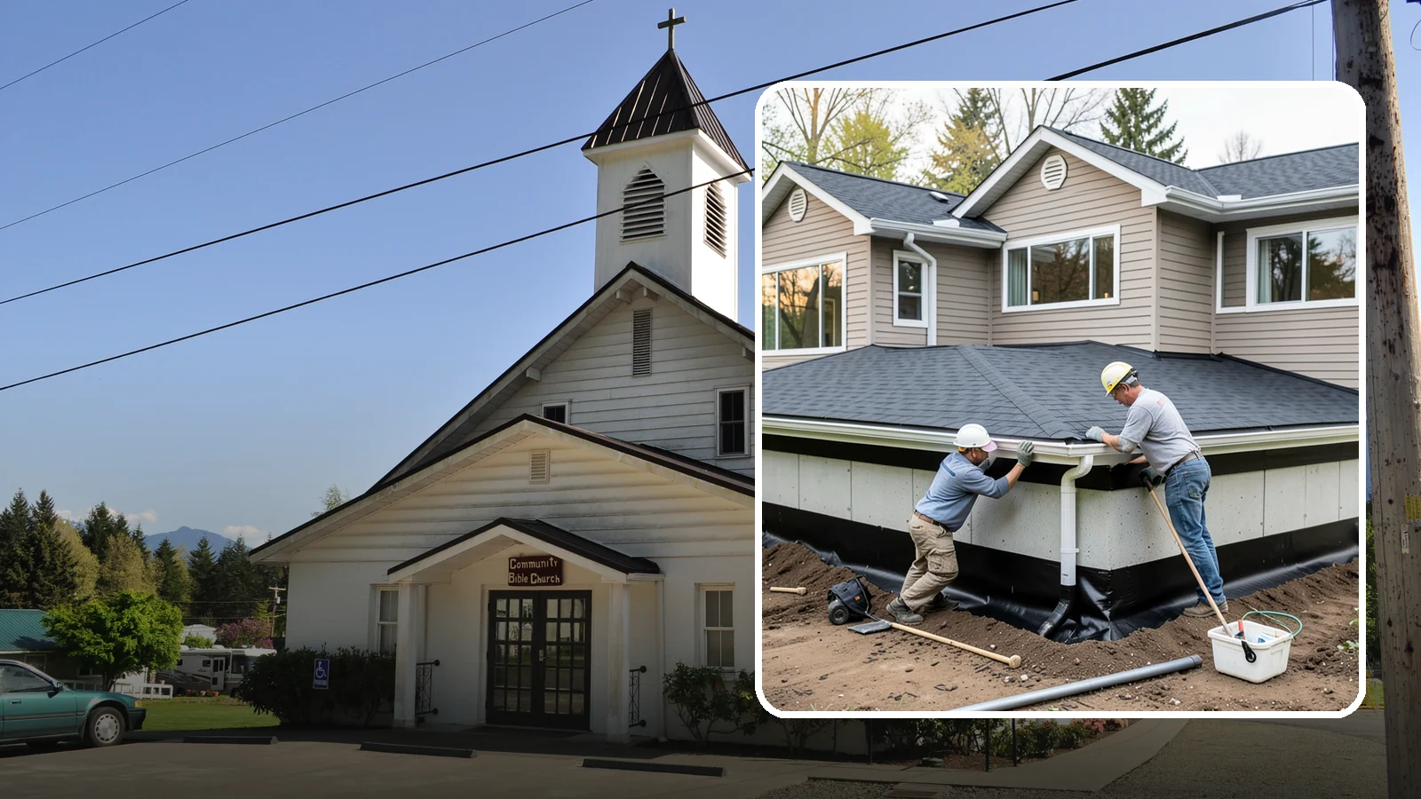 Below-Grade Waterproofing in Concrete, Skagit County, WA - Protecting foundation walls and floors that sit below ground from hydrostatic pressure and seepage.