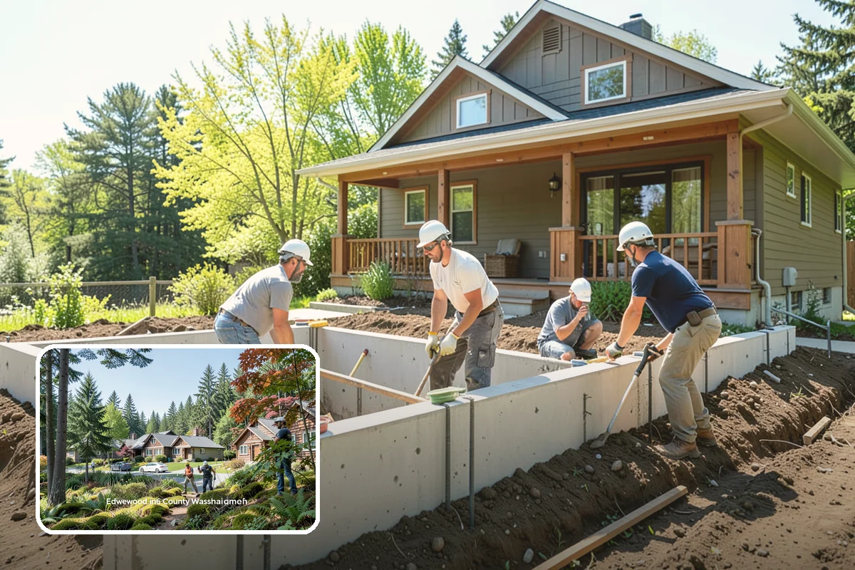 Below-Grade Waterproofing in Edgewood, Pierce County, WA - Prevents seepage through foundation walls and cold joints