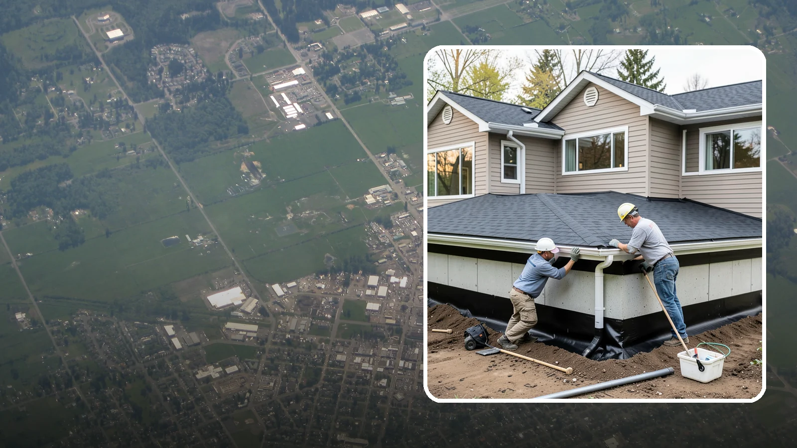 Below-Grade Waterproofing in Enumclaw, King County, WA - Protecting foundation walls and floors that sit below ground from hydrostatic pressure and seepage.