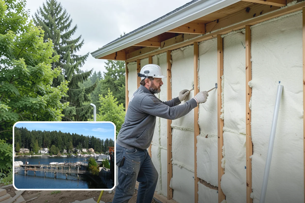Below-Grade Waterproofing in Gig Harbor, Pierce County, WA - Prevents seepage through foundation walls and cold joints