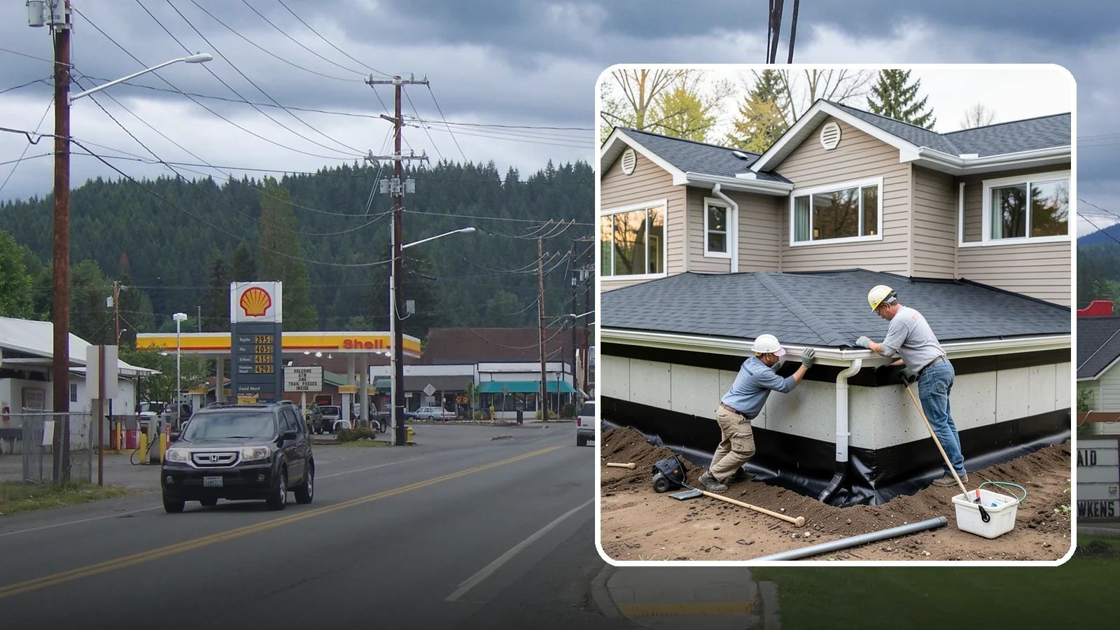 Below-Grade Waterproofing in Granite Falls, Snohomish County, WA - Protecting foundation walls and floors that sit below ground from hydrostatic pressure and seepage.