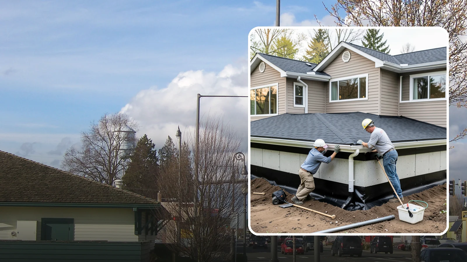 Below-Grade Waterproofing in Marysville, Snohomish County, WA - Protecting foundation walls and floors that sit below ground from hydrostatic pressure and seepage.