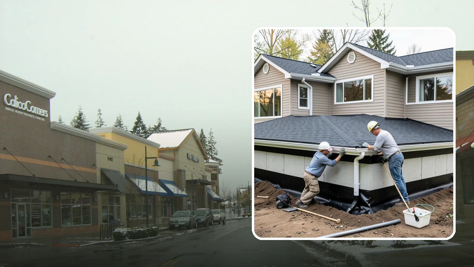 Below-Grade Waterproofing in Mill Creek, Snohomish County, WA - Protecting foundation walls and floors that sit below ground from hydrostatic pressure and seepage.