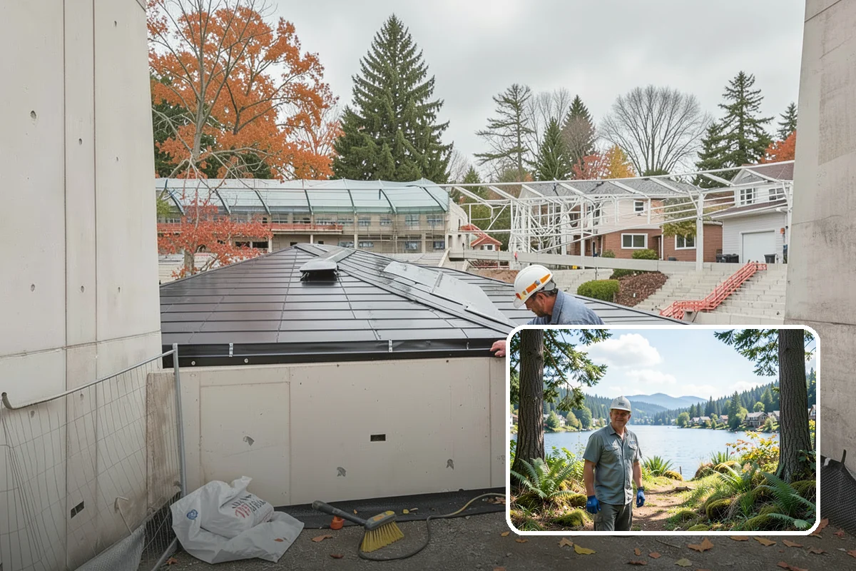 Below-Grade Waterproofing in Milton, King County, WA - Prevents seepage through foundation walls and cold joints