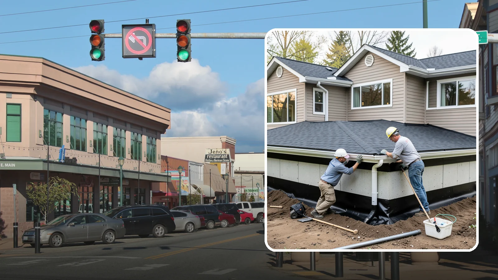 Below-Grade Waterproofing in Monroe, Snohomish County, WA - Protecting foundation walls and floors that sit below ground from hydrostatic pressure and seepage.