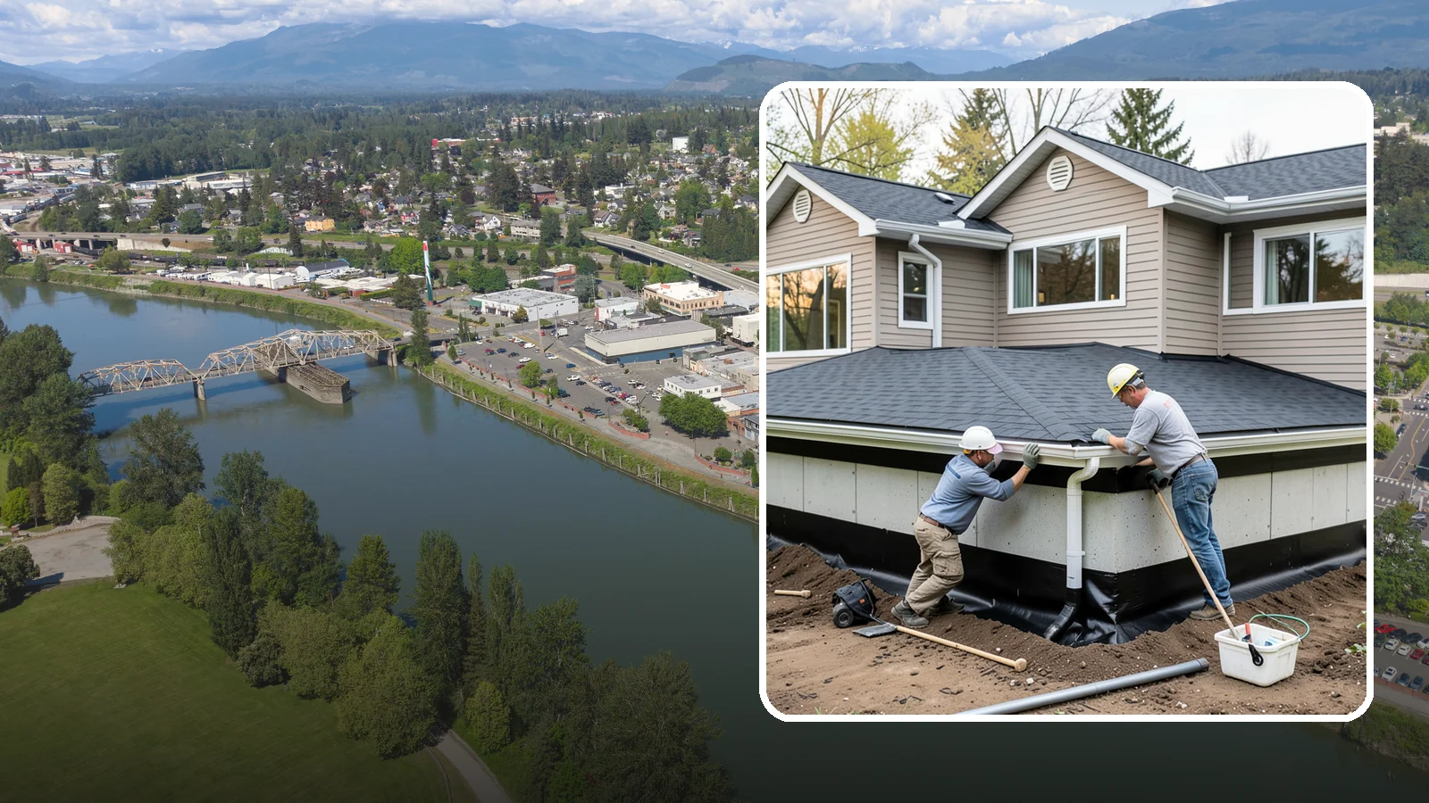 Below-Grade Waterproofing in Mount Vernon, Skagit County, WA - Protecting foundation walls and floors that sit below ground from hydrostatic pressure and seepage.