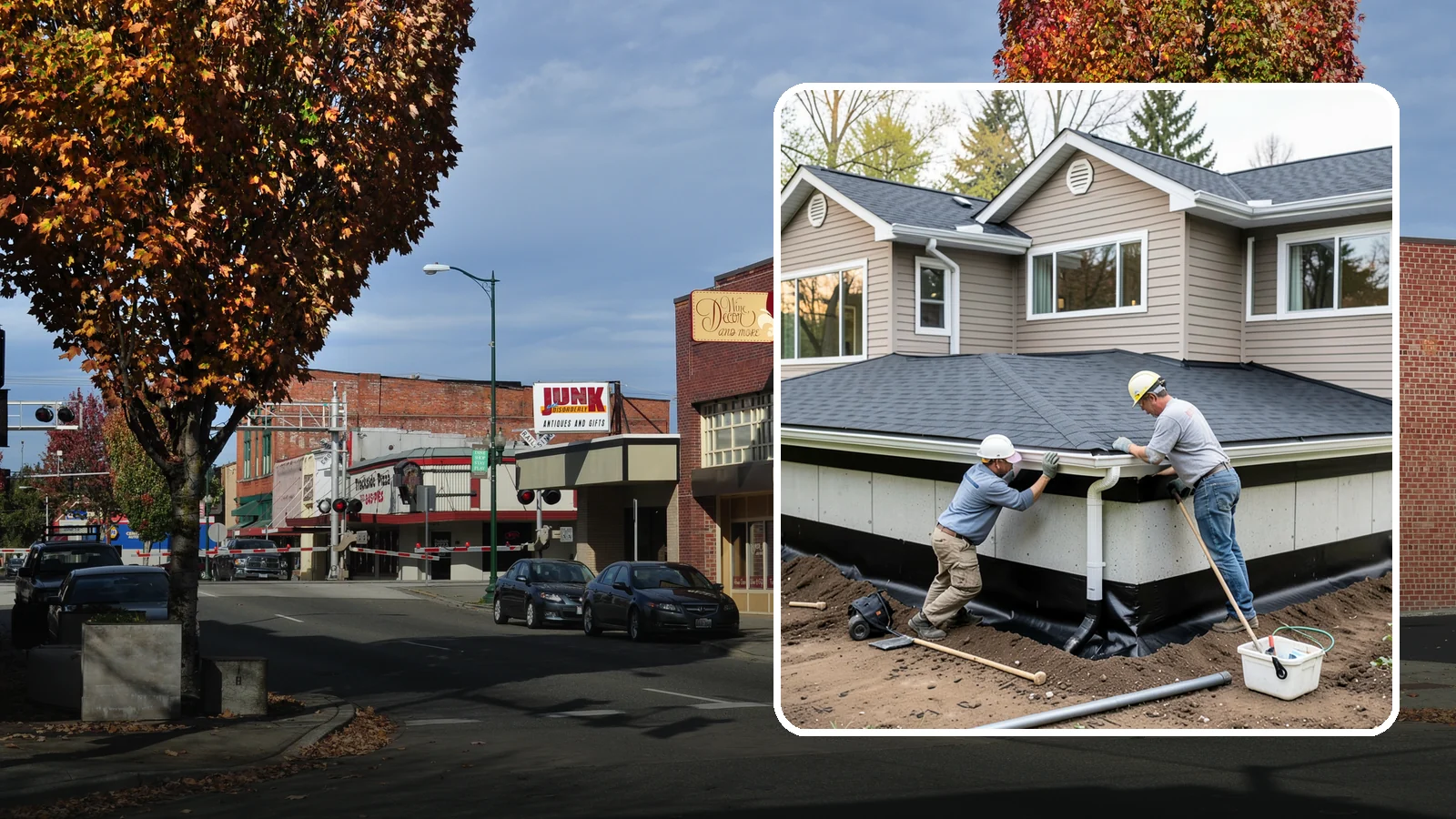 Below-Grade Waterproofing in Puyallup, Pierce County, WA - Protecting foundation walls and floors that sit below ground from hydrostatic pressure and seepage.