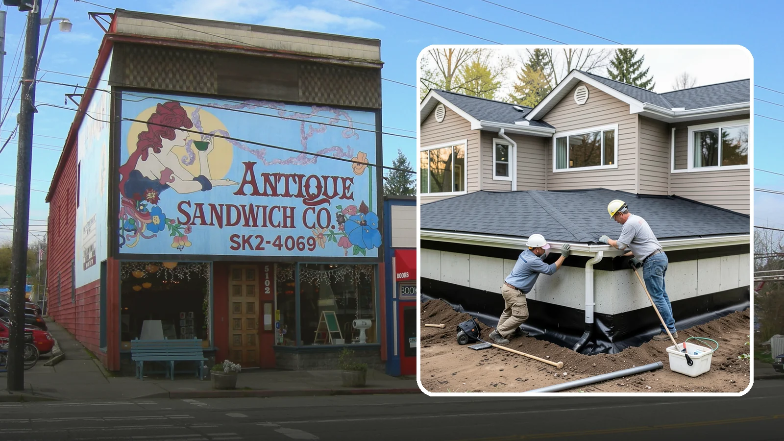 Below-Grade Waterproofing in Ruston, Pierce County, WA - Protecting foundation walls and floors that sit below ground from hydrostatic pressure and seepage.