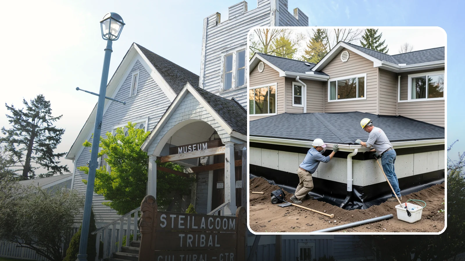 Below-Grade Waterproofing in Steilacoom, Pierce County, WA - Protecting foundation walls and floors that sit below ground from hydrostatic pressure and seepage.