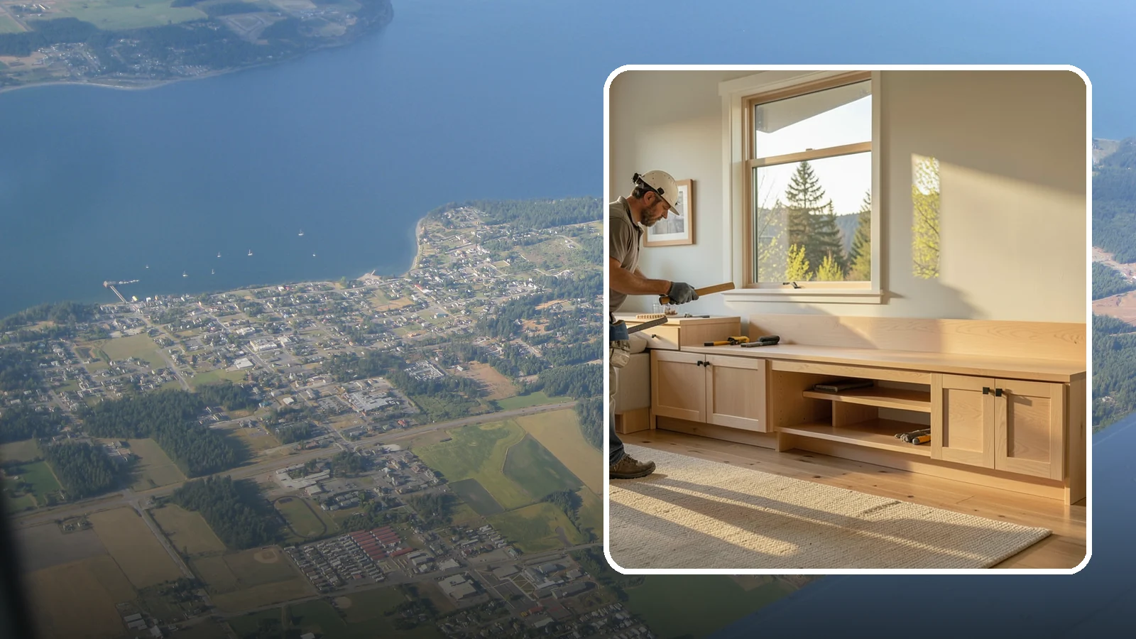 Bench Seat Construction in Coupeville, Island County, WA - Sturdy built-in bench seating that adds comfortable, space-smart seating with storage where you need it.