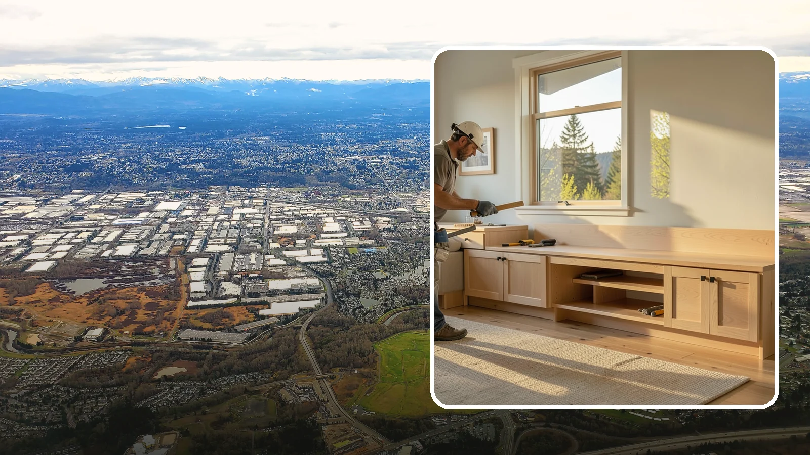 Bench Seat Construction in Kent, King County, WA - Sturdy built-in bench seating that adds comfortable, space-smart seating with storage where you need it.